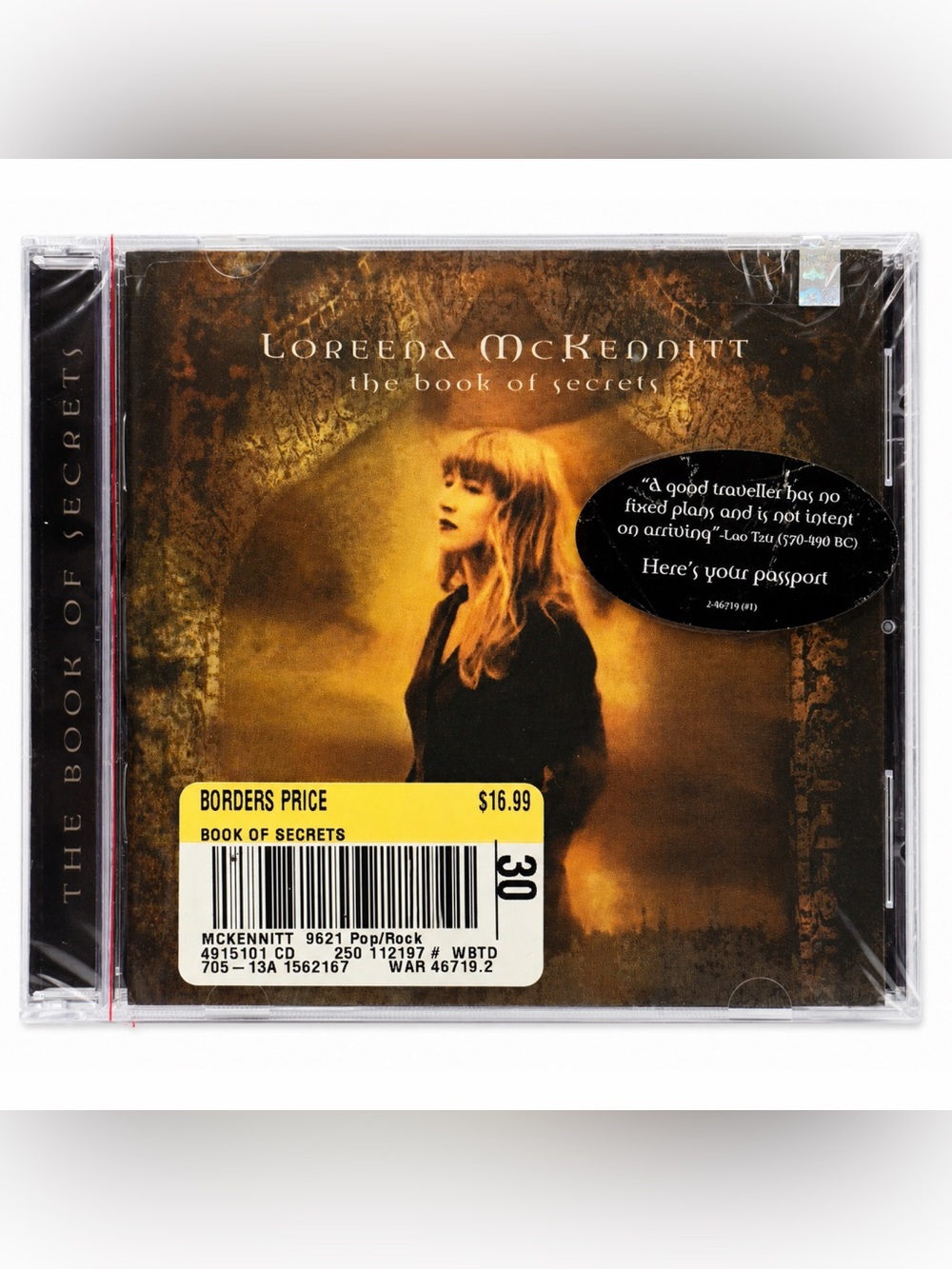 Loreena McKennitt Book of Secrets CD Music Album 1997 NEW SEALED Borders Sticker